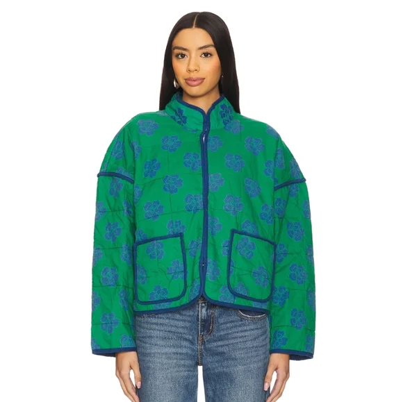 NWT CHLOE IN GRASS COMBO JACKET-Size Small - Picture 1 of 7